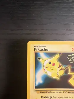 Pikachu Pokemon The First Movie Kids WB Promo 4 WoTC Black Star Stamped Card - Image 5