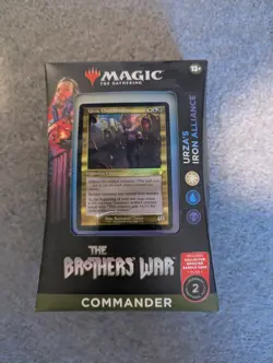 New and Sealed x 1 The Brothers' War Commander Deck - Urza's Iron Alliance MTG P - Image 1