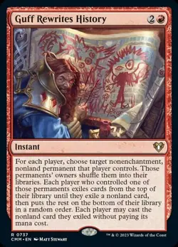 MTG - Guff Rewrites History | Commander Masters - Image 1