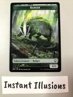 Badger Token - Commander: Dominaria United Mtg Tcg - Image 1