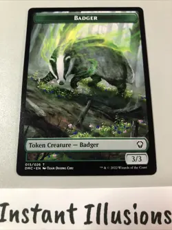 Badger Token - Commander: Dominaria United Mtg Tcg - Image 2