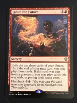 1x Ignite the Future (797) Commander Legends: Battle for Baldur's Gate LP MTG - Image 1