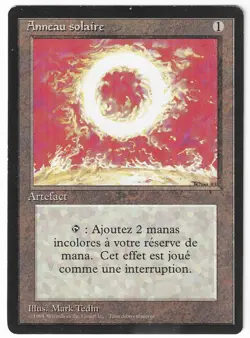 ►Magic-Style◄ MTG - Sol Ring - French Revised FBB - Good - Image 1
