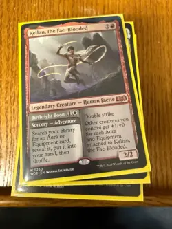 Kellan, the Fae-Blooded WoE Magic MTG Custom Commander Deck - Image 1