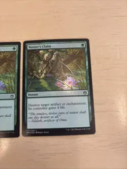 1x Nature's Claim Foil LP Iconic Masters MTG - Image 2