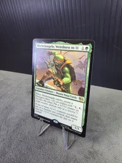Michelangelo, Weirdness to 11 R 0121 - Teenage Mutant Ninja Turtles MTG Rare - Image 2