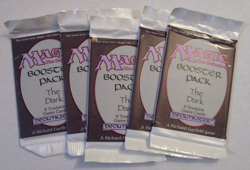 Magic the Gathering THE DARK Booster Pack Factory Sealed UNSEARCHED - Image 1