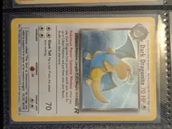 Dark Dragonite Team Rocket Holo Rare 5/82 70 HP Unlimited Pokemon Card - Image 4