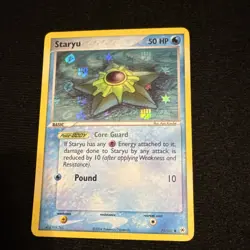 Pokemon Staryu EX Hidden Legends 75/101 Rev HOLO 50 HP Common English 2004 - Image 1