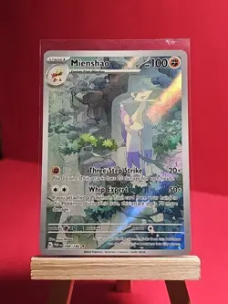 Pokemon TCG Mienshao 200/182 Sv04: Paradox Rift Illustration Rare NM - Image 3