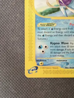 Suicune # 53 Rare (2002) Pokemon 4Ever Movie Black Star Promo WoTC eReader LP+ - Image 5