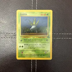 Pokemon TCG - Oddish - 58/64 - Jungle - LP Unlimited Common (1999) - Image 1