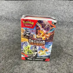 POKEMON TCG: Scarlet & Violet Obsidian Flames Booster Bundle 186-85387 Worn Box - Image 1