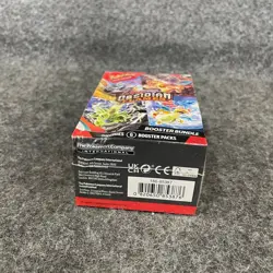 POKEMON TCG: Scarlet & Violet Obsidian Flames Booster Bundle 186-85387 Worn Box - Image 5