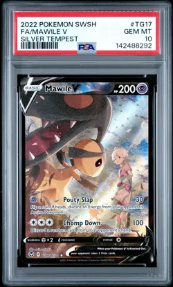 Pokemon Mawile V TG17/TG30 Swsh12: Silver Tempest Trainer Gallery PSA 10 - Image 1