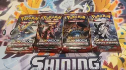 (1) Sun and Moon Crimson Invasion Factory Sealed Booster Pack - 10 Cards - Image 1