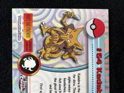 Kadabra Topps Chrome Pokemon Series 1 #64 2000 Pokemon Card - NM - Image 3
