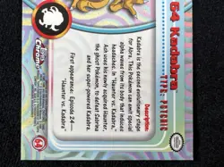 Kadabra Topps Chrome Pokemon Series 1 #64 2000 Pokemon Card - NM - Image 4