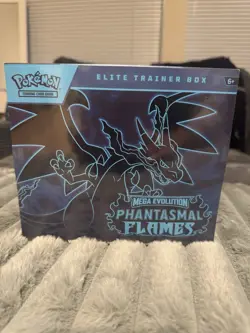 Pokemon TCG Mega Evolution PHANTASMAL FLAMES ETB Elite Trainer Box (NEW/SEALED) - Image 1