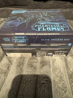 Pokemon TCG Mega Evolution PHANTASMAL FLAMES ETB Elite Trainer Box (NEW/SEALED) - Image 3
