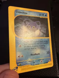 Chinchou 70/147 Aquapolis Common Regular Pokemon TCG English - Image 5