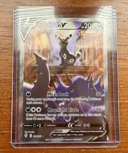 Umbreon V pokemon tcg Evolving Skies Alt Art Ultra Rare #189/203 VG - Image 1