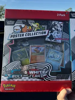 Sams Club Pokemon Black Bolt Binder Collection & Poster Collection MINT SEALED - Image 2