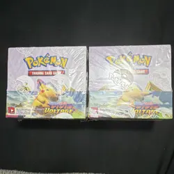 Pokemon TCG Sword & Shield Vivid Voltage Booster Boxes English 2 Box Lot - Image 1