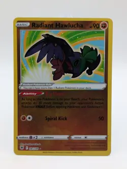 2022 Pokemon Radiant Hawlucha 081/189 Swsh10: Astral Radiance Holo - Image 1