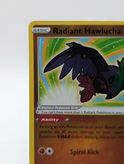 2022 Pokemon Radiant Hawlucha 081/189 Swsh10: Astral Radiance Holo - Image 2