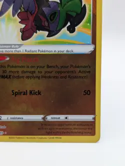 2022 Pokemon Radiant Hawlucha 081/189 Swsh10: Astral Radiance Holo - Image 4