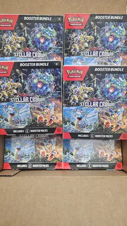 X2 Pokemon TCG: Scarlet & Violet Stellar Crown Booster Bundle - Image 1