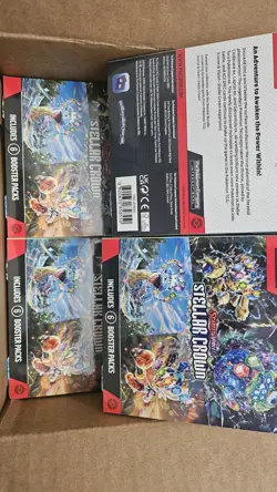 X2 Pokemon TCG: Scarlet & Violet Stellar Crown Booster Bundle - Image 4