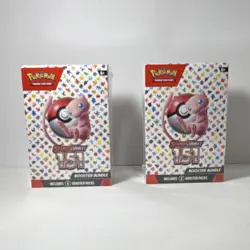 Pokemon Scarlet & Violet 2x 151 Booster Bundle Boxes 2023 English Sealed - Image 1