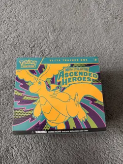 Pokemon TCG Ascended Heroes ETB Elite Trainer Box x1 New Sealed Damaged Corners - Image 1