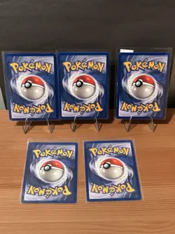 Vintage 1999 Pokemon Fossil Trainer Complete Set - Uncommon Mr. Fuji and Commons - Image 2