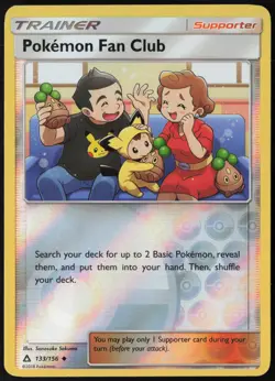 Pokemon Fan Club Reverse Holo 133/156 SM - Ultra Prism LP - Image 1