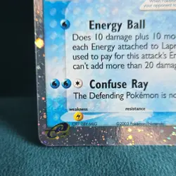 Lapras ex 99/109 EX Ruby & Sapphire Ultra Rare Holo Pokemon 2003 - Image 4