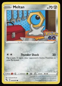 MELTAN 045/078 COMMON POKEMON GO POKEMON NM/M - Image 1