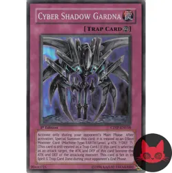 Yugioh Cyber Shadow Gardna CDIP-EN058 Super Rare 1st Edition LP - Image 1