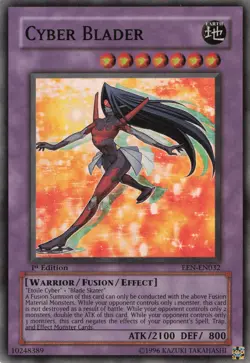 Yugioh Cyber Blader EEN-EN032 Super Rare 1st Edition NM - Image 1