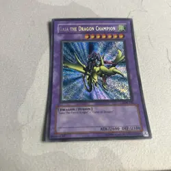 Yu-Gi-Oh! TCG Gaia the Dragon Champion Legend of Blue Eyes White Dragon LOB-125 - Image 1