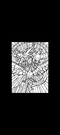 pokemon Laser Engraved 9 Pocket Moltres/Zap/Art ex Binder Made To Order - Image 1