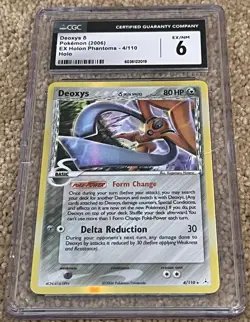 Pokemon CGC 6 Deoxys - EX Holon Phantoms- 2006 - 4/110 - Holo - Image 1