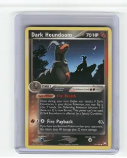 Dark Houndoom Team Rocket Returns Uncommon Pokemon Near Mint or Better - Image 1