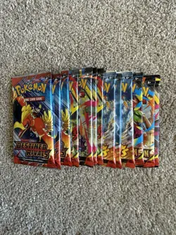 Pokemon TCG Booster Pack Lot 12x Mega Evolution, Phantasmal Flame, Swinging Spa… - Image 2