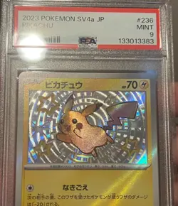Mint Pikachu S 236 Shiny Treaure ex PSA 9 Japanese Pokemon - Image 3