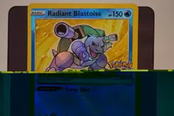 Radiant Blastoise 018/078 Pokemon GO Holo - Image 3