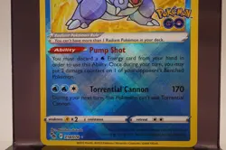 Radiant Blastoise 018/078 Pokemon GO Holo - Image 4