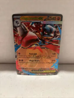 Mega Lucario EX 77/132 - Pokemon Mega Evolution TCG - Near Mint - Image 1